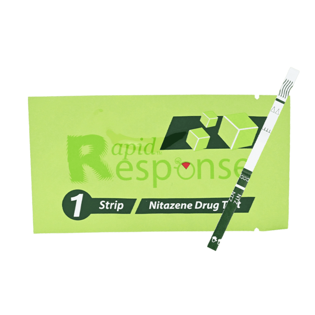 Teststrimmel pulver/tablett (nitazener)